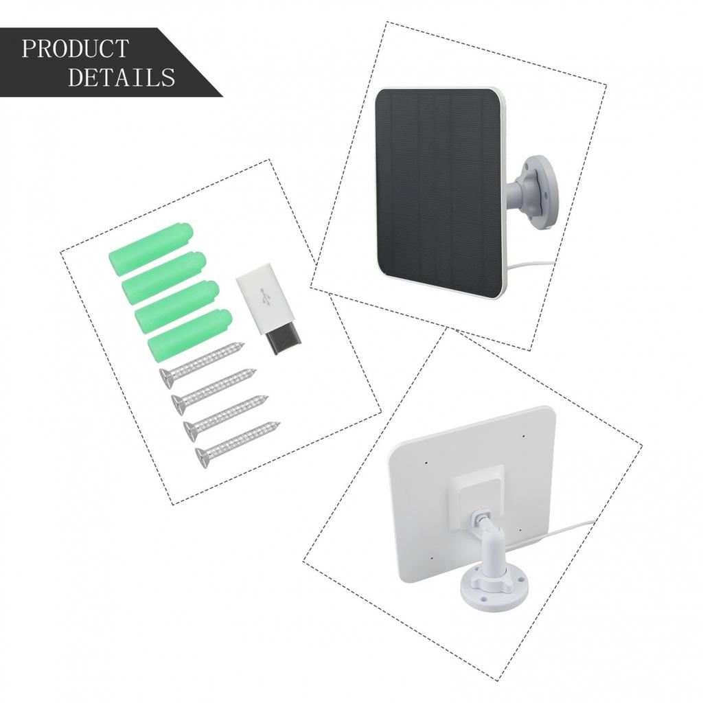Compatibility Solar Panel Doorbell Easy Installation