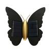 Solar Powered Lamp Butterfly Shaped LED Outdoor Wall Light Waterproof Beautiful Decoration Courtyard Garden Wall Energy Saving