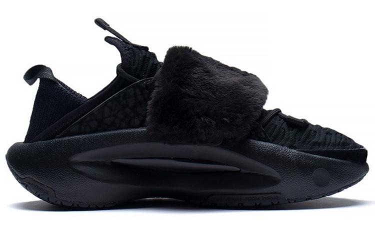 Li Ning Wandering In The Clouds Textile, Leather Trendy Cushioning Slip Resistant Abrasion Resistant Rebound Low Top AZGS108-2