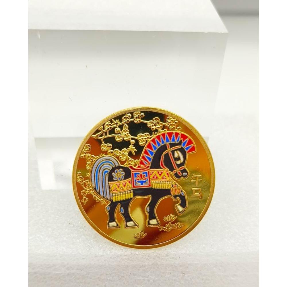 Twelve Zodiac Signs, Colorful Commemorative Medals, Red Gift Box, Creative Coins for the Twelve Zodiac Signs, Gifts, Christmas gift, Stocking stuffers