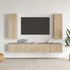 Vidaxl 5-Cz. TV Cabinet Set, Sonoma Oak, Wood-Based Material