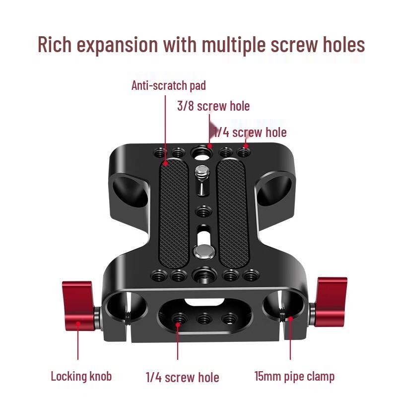 TEXIAN Universal Camera Rig Accessory - Mini V-Mount Plate Kit