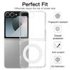 High HD Clear Anti-scratch Magnetic Charge Phone Case For Samsung Galaxy Z Flip 7 FE 6 5 4 3 PC Slim Drop-Proof Protection Cover