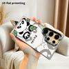 Phone Case: 2D Flat Samsung Galaxy A34 A35 M05 M06 S20 S22 S21 FE Plus 5G Protective Case, Couple Style, Chubby Little Panda, Christmas and Halloween