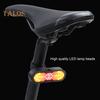 Bicycle Tail Light Waterproof Remote Control Turn Signal Light Type-C Rechargeable MTB Road Mountain Bike Rear Night Riding Bike Safety Warning Lamp