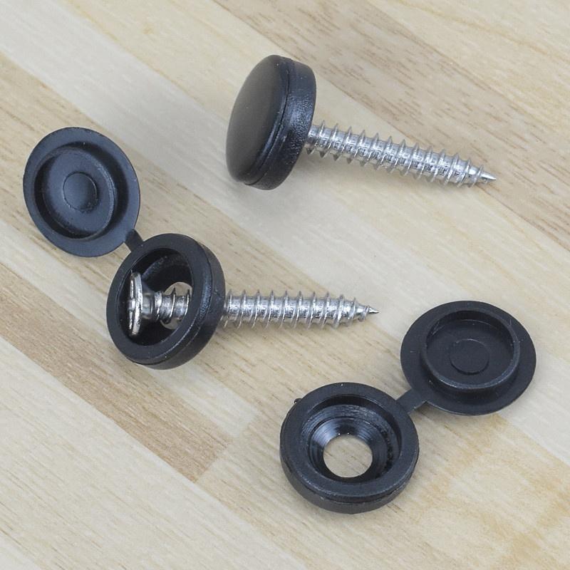 100Pcs Cross Screw Nail Cap Screw Decorative Cover Folding Buckle For Car Furniture Decorative Nuts Cover Bolts Hardware