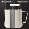 350/600ML Coffee Milk Jugs Stainless Steel Espresso Steaming Pitcher for Latte Art Milk Jug Frother Cup Bar Coffee Accessorie