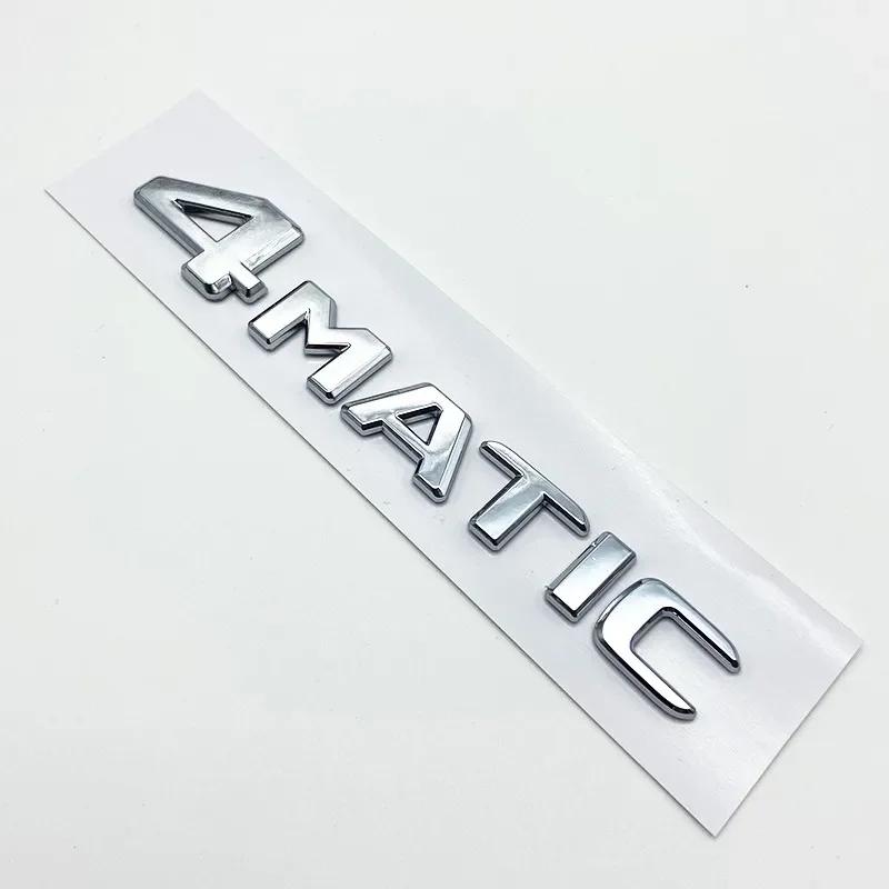 Per Mercedes Benz A B C E G S ML SL CL GLA CLA Classe AMG 4MATIC 4 MATIC Bagagliaio Cromo Nero Opaco Lettere Emblema Distintivo adesivo
