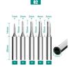 Soldering Bits Alloy Plating Tip Set Suitable for 936 Welding Iron Head Tip
