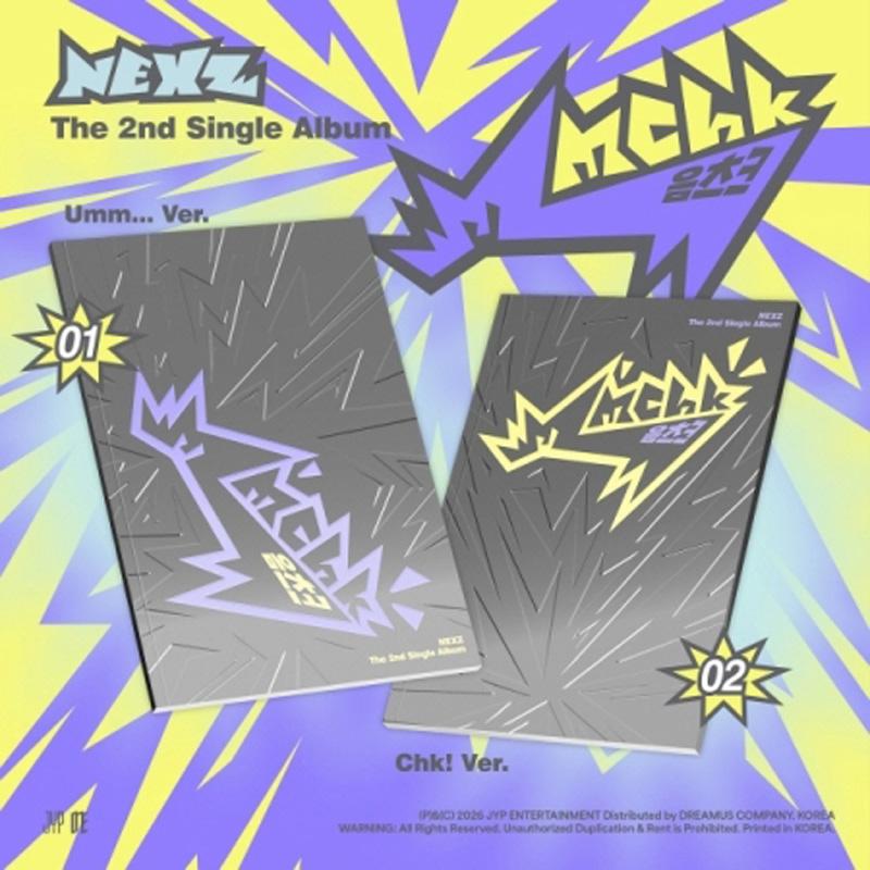 NEXZ 2nd Single Album Mmchk (Umm… Ver. / Chk! Ver.)