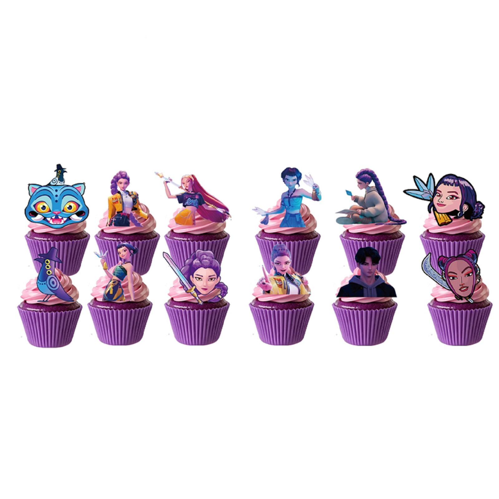 

Банер для прикраси тематичної вечірки до дня народження, прапорці, прапорець для торта, повітряні кулі - набір One Size