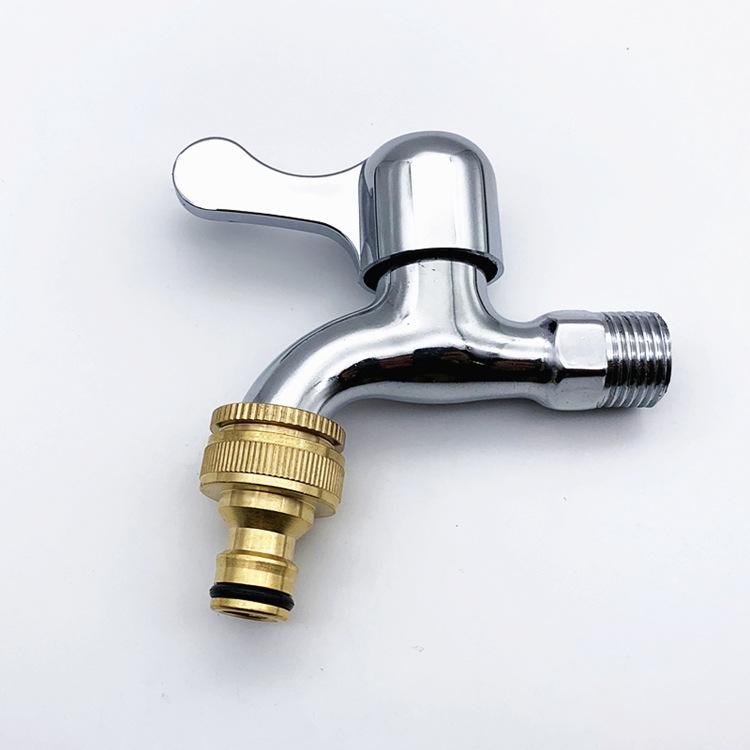 Brass Tap 3/4 Female 1/2 Quick Connector Washing Machine Garden Water Hose Quick Connect Adapter 20mm Universal Parts