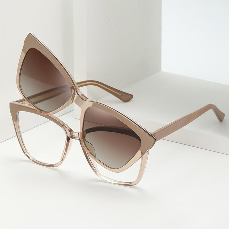 Okuliare na čítanie pre mužov s filtrom modrého svetla, módny dizajn, štvorcové rámy z TR90 s dvojitým sklom, polarizované okuliare na šoférovanie