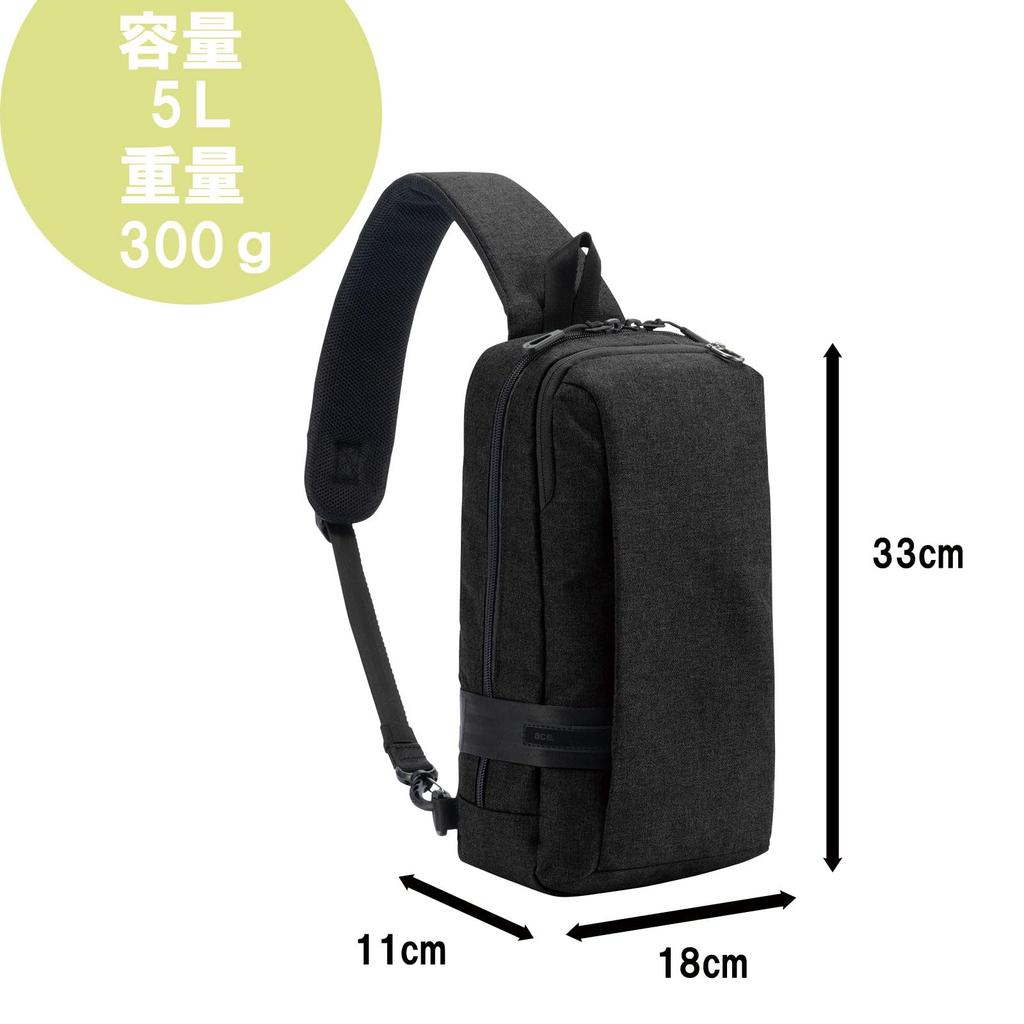 Ace Gene Hover Light 2 Body Bag, 8.0-inch Tablet Storage, 5L, 300g, No. 67611