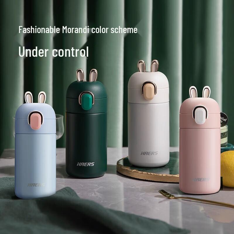 HAERS 260ml 304 Stainless Steel Direct Drink Insulated Bottle