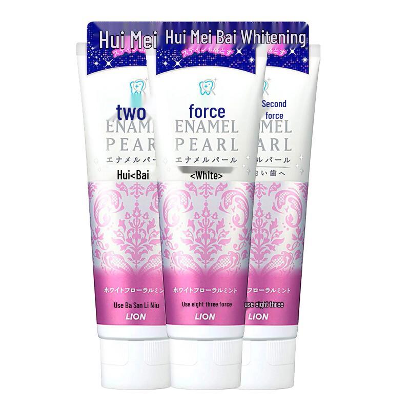 

Lion Dentor EX Enzyme Toothpaste, Floral Mint, 3 x 130g Pack