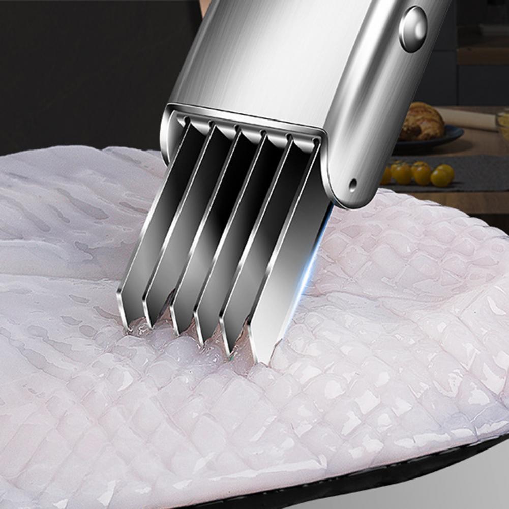 Vegetable Slicer Knife Stainless Steel Scallion Cutter Multi-blade Herb Chopper Kitchen Shredding Knife for Onions Garlic