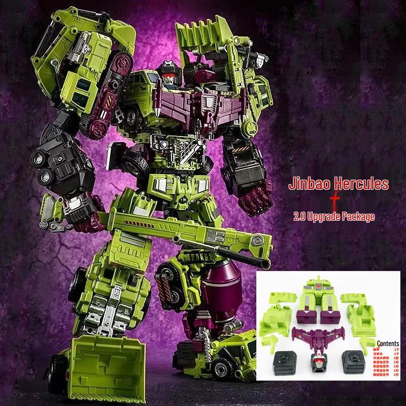 

Jinbao Green GT Hercules Трансформирующаяся игрушка: Набор из шести роботов-комбайнеров