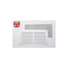 Grille Avec Toile Moustiquaire Aluminium 0.6 Couleur Blanc Laqué 300x150mm (g)
