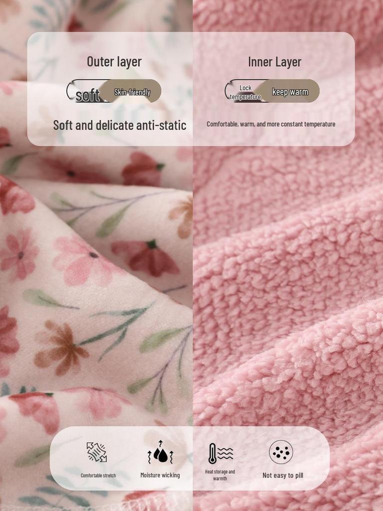 Fleece-lined Baby Romper for Autumn/Winter | 0-1 Year Warm Outing Crawling Suit by Anyang Baby & Children's Wear