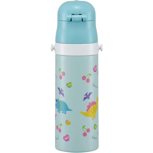 Skater Children's Stainless Steel Kids Water Bottle Direct Drinking 470ml Happy & Smile Girls SDC4
