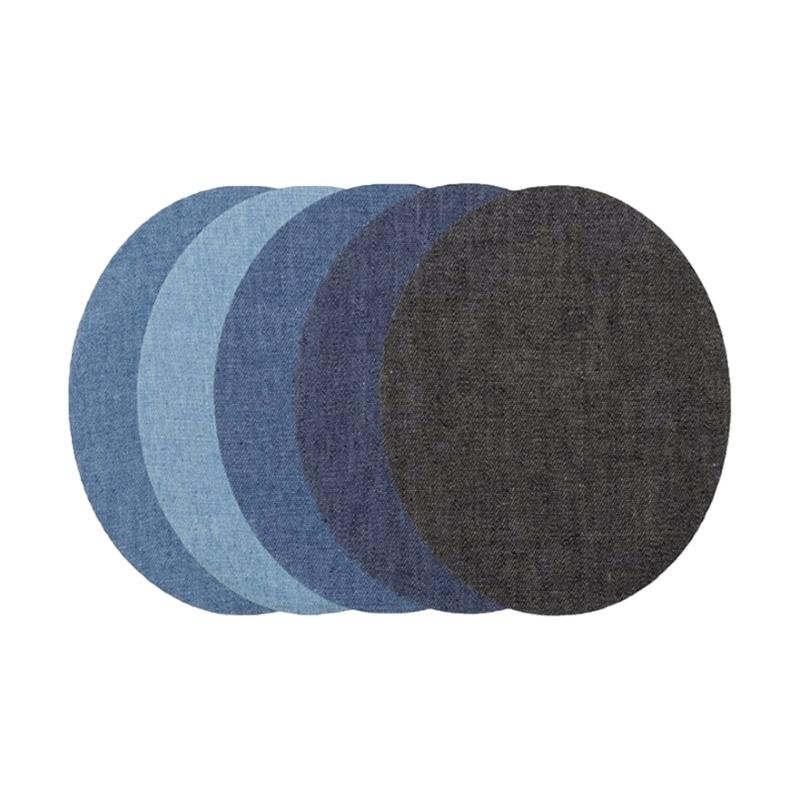 5/25 Pieces Patches for Jeans Clothing Repairing Denim-Patches Self Adhesive Jean Patches Rectangular Elliptical Patches