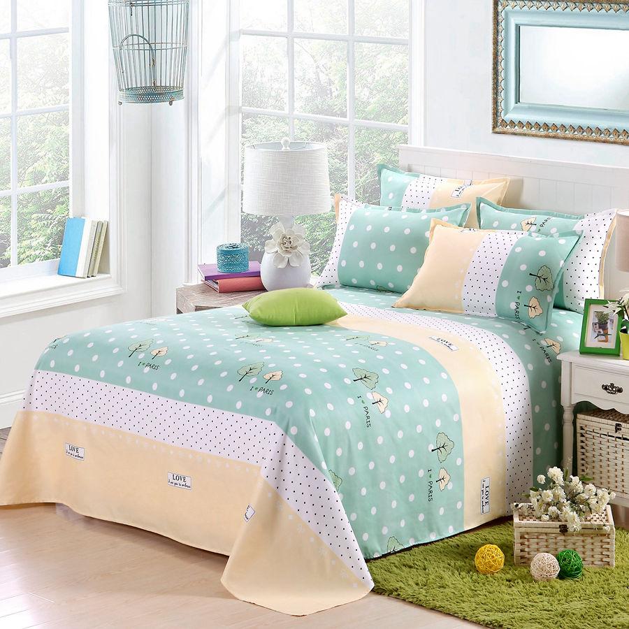 Enkelt fortykket laken for alle årstider, enkelt- og dobbeltsengetøy i flere spesifikasjoner