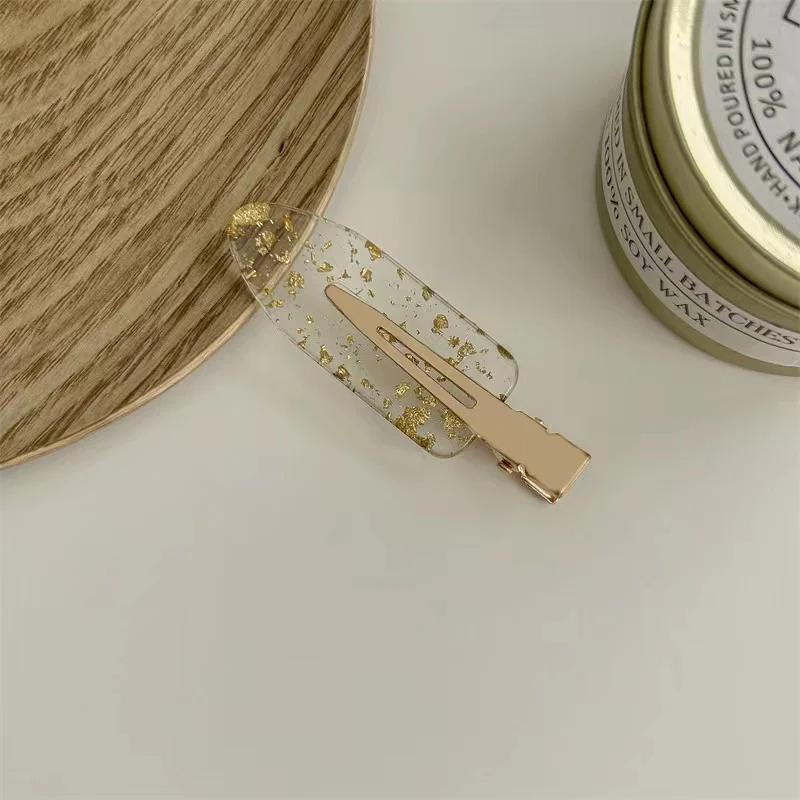 

Новая простая однотонная бесшовная заколка для волос женская ацетатная пластина без заломов заколка для челки заколка-уточка шпильки инструмент для укладки волос