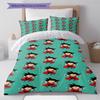 Son Goku Pattern Bedding,Quilt Set Quilt Cover Pillowcase Home Birthday Gift (1 * Duvet Cover + 2 * Pillowcase, Without Core)