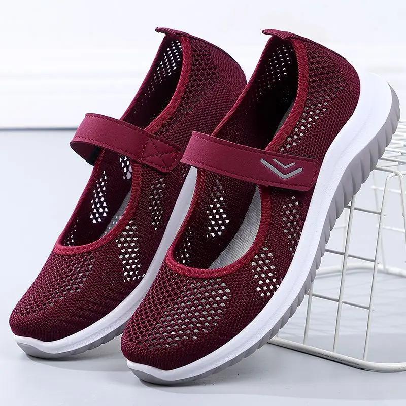 Fashion Mesh Breathable High On Platform Women's Shoes Designer Luxury 39 Daily Routine Vulcanized Shoe Deals 2025 New Ladies Footwear