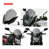 Motorcycle Street Bike Windshield WindScreen For 2008-2014 2015 Honda CB1000R CB300F CB500F CB500X 08 09 10 11 12 13 14 15 Black