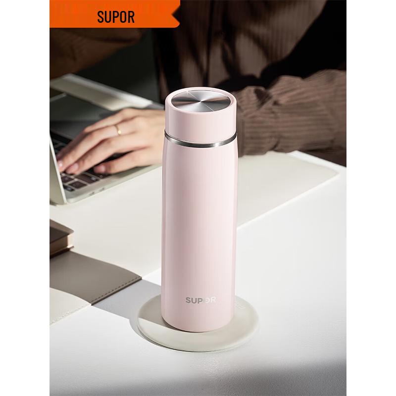 SUPOR 316L Stainless Steel Insulated Tea Thermos Mug
