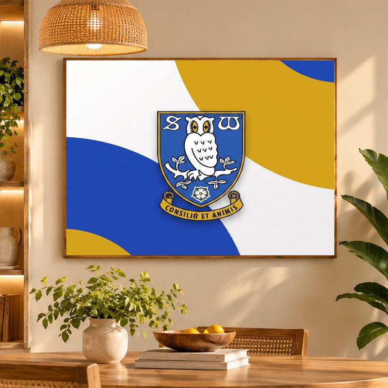 5D Diamond Painting Sheffield Wednesday Football DIY Full Drill Diamond Art Kit Home Decoration