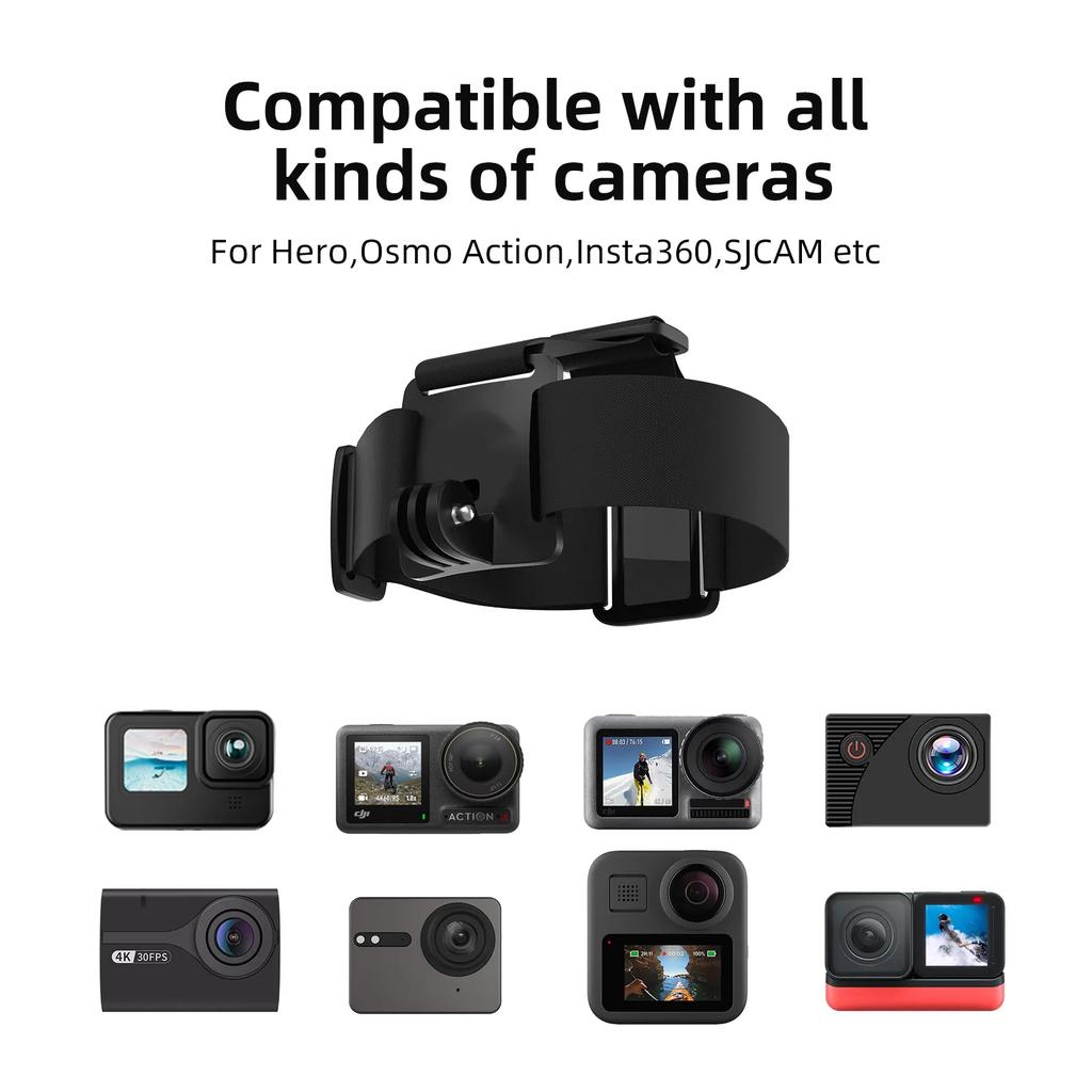 Head Strap Mount for DJI Osmo Action 4 5 Pro Insta360 Ace Pro Go3 GoPro 13 12 11 10 AKASO Xiaoyi Yi 4k Sports Camera Accessories