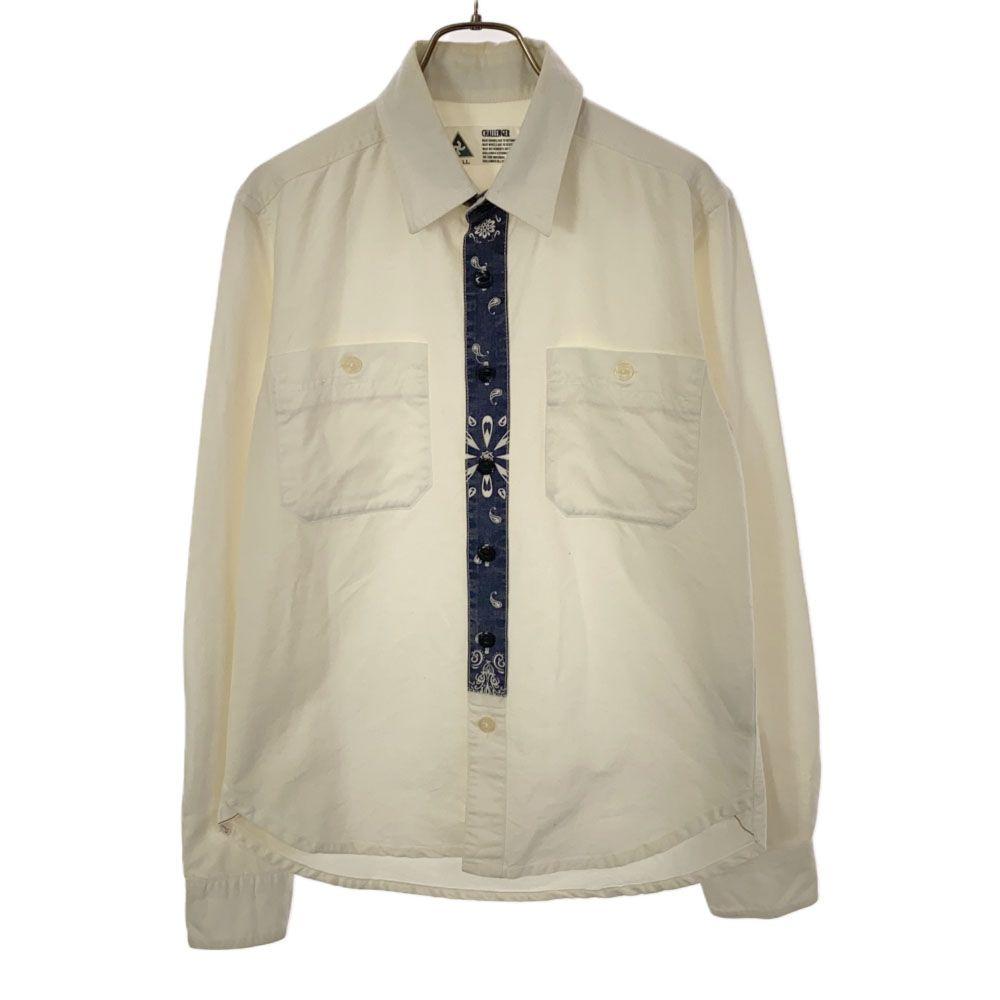 CHALLENGER Made In Japan Long Sleeve Cotton Shirt S White System Men's Used