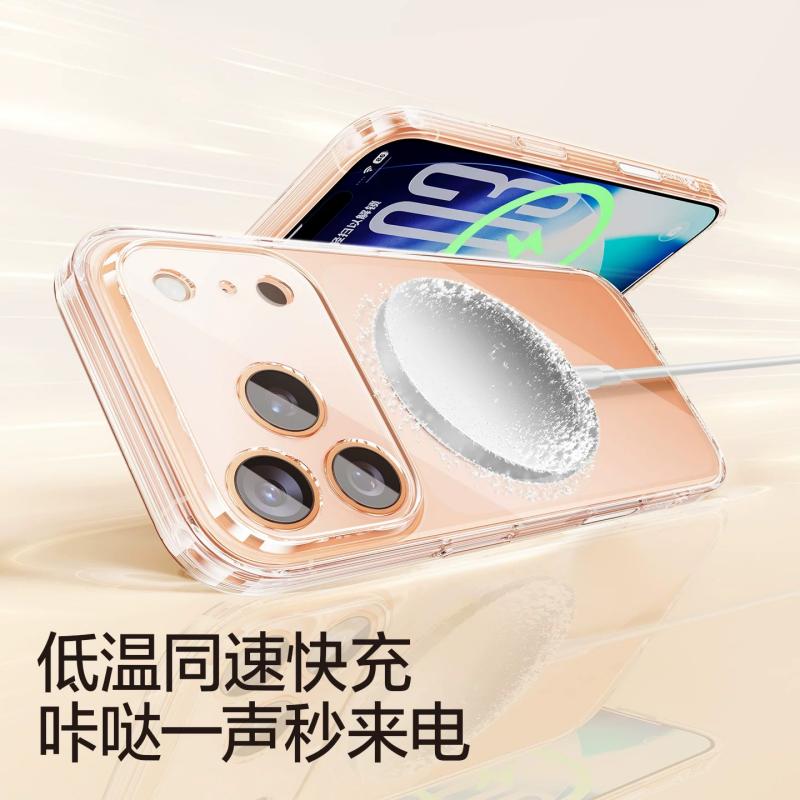 Magnetic Case For Honor 600 Pro Case Fashion For MagSafe Matte Transparent Acrylic Phone Cover Shockproof Bumper