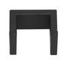 Polished Finish Towel Hook Black Robe Hook Durable Towel Bar  Bathroom Kitchen Balcony