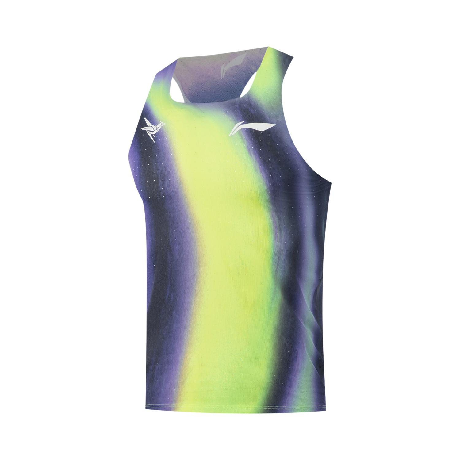 Мужская майка Li Ning Фиолетово-зеленая AAYV123-24 XL