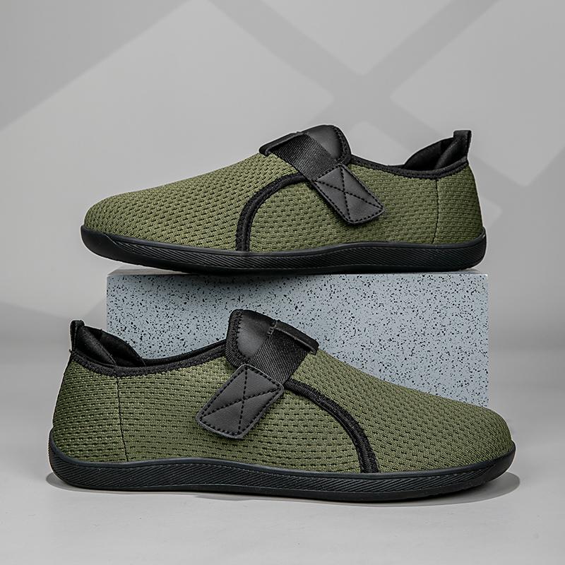 Running Shoes Men's and Women's Casual Sports Shoes Fashionable Loafers Lightweight and Breathable Flat Shoe Wide Toes Zapatos