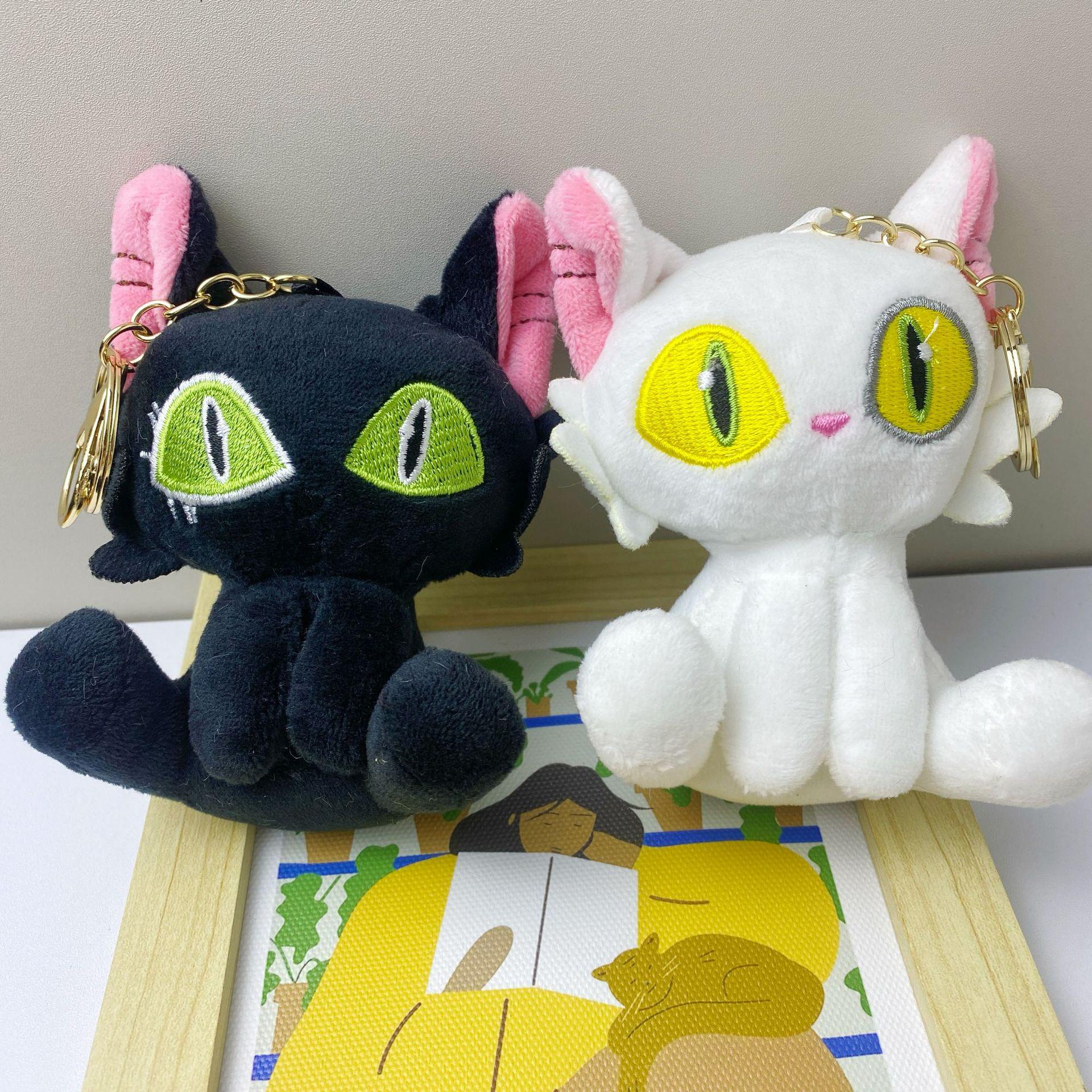 

Lingya s Journey Plush: Dazed Minister Cat Keychain Doll 10 cm