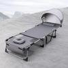 Portable Beach Mat with Sunshade Moisture Resistant for Pool, Park