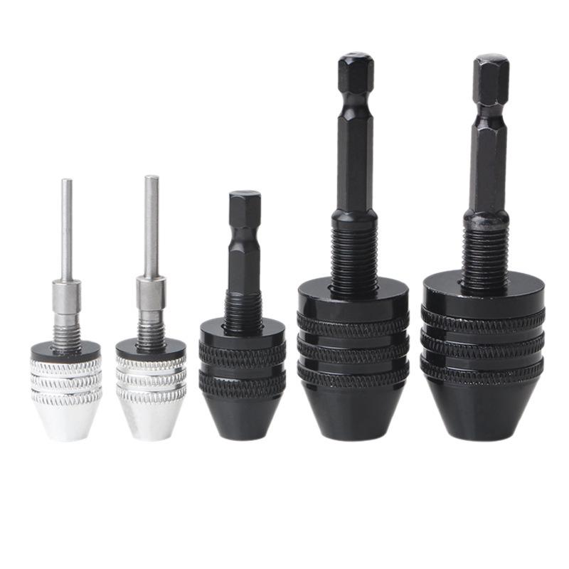 Hex Shank 3-Jaw Drill Chuck Adapter for Quick Electric Grinder