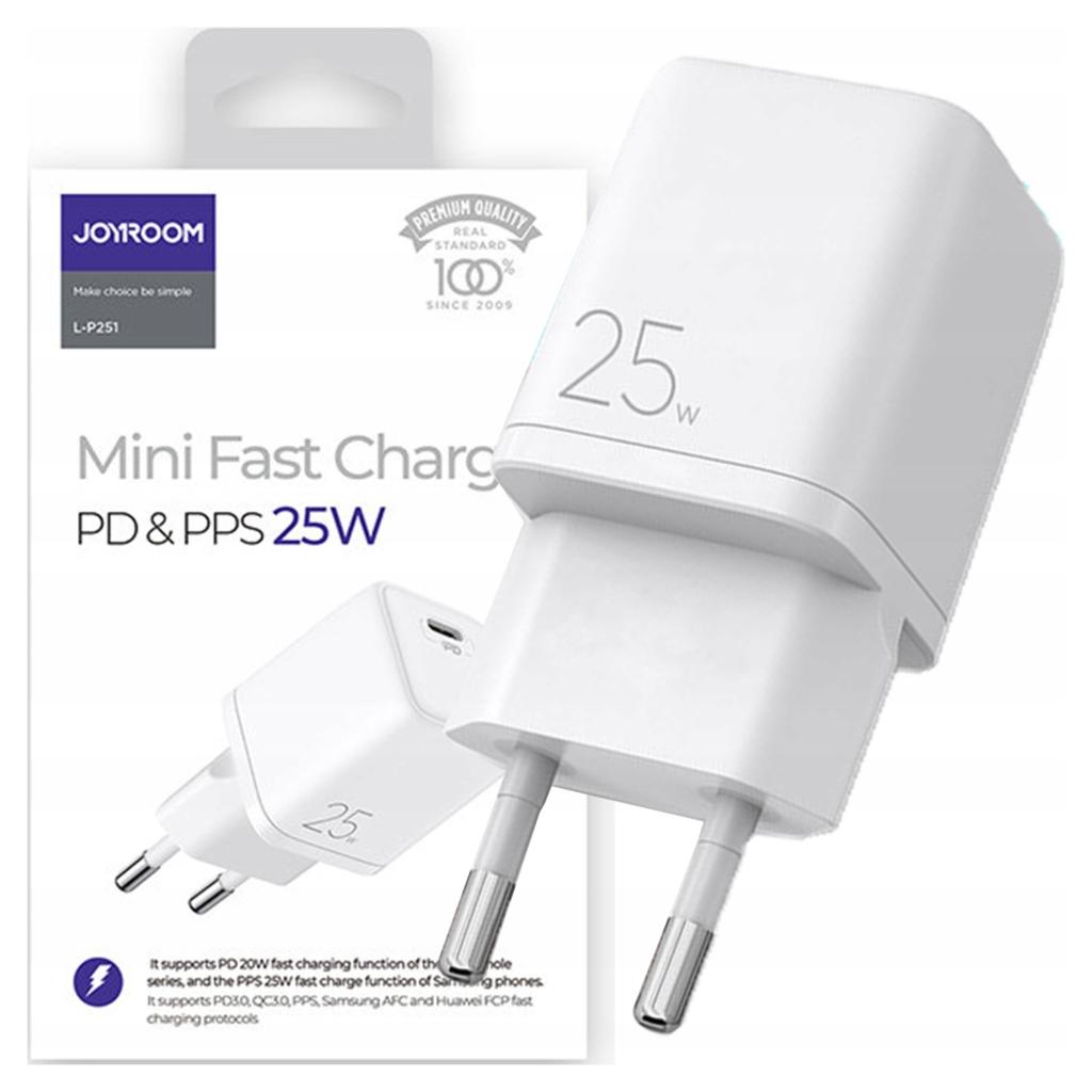 Mini Ładowarka Inteligentna Pd 25W Joyroom L-P251 (Biała)
