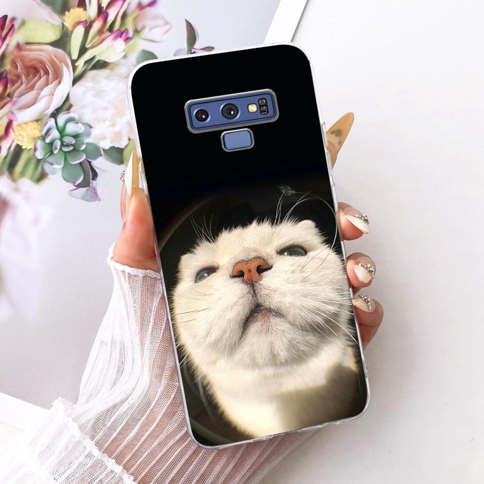 Transparent Cover For Samsung Note9 Case Cute Fashion Butterfly Funny Painted Casing For Samsung Galaxy Note9 SM-N960F SM-N9600