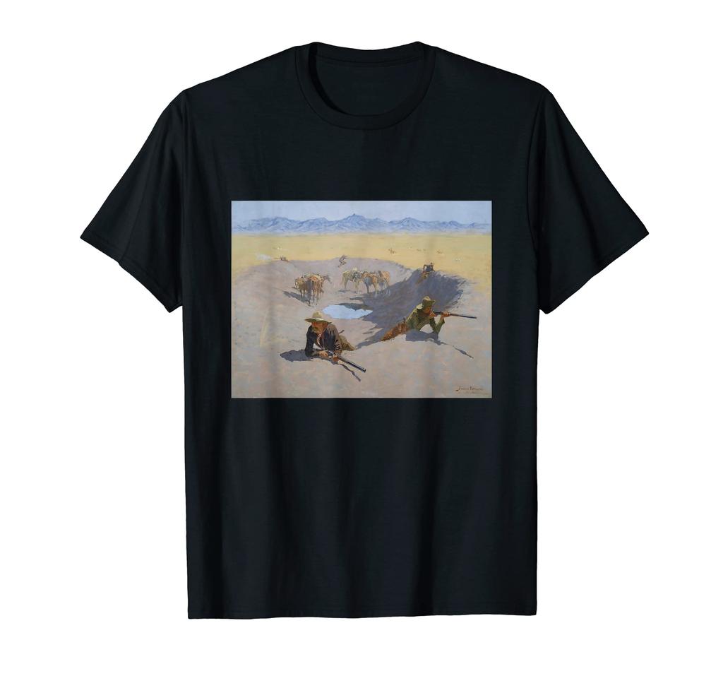Frederic Remington Fight for the Waterhole T-Shirt