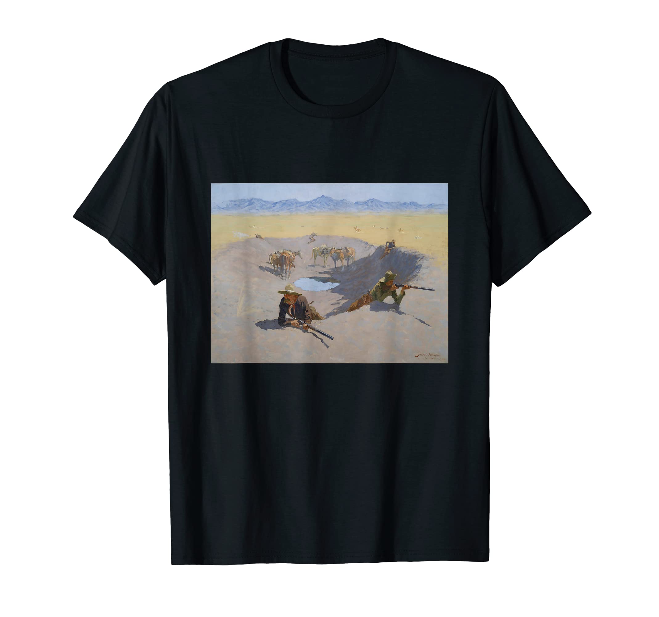 

Frederic Remington Fight for the Waterhole T-Shirt