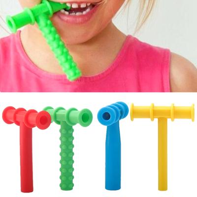Kid Chewing Tube Terapia Mowy Masażer Zębów Dziecięce Narzędzia Do Mówienia Dla Autyzmu Sensoryczne Mówienie Trening Rehabilitacji Mięśni Ustnych