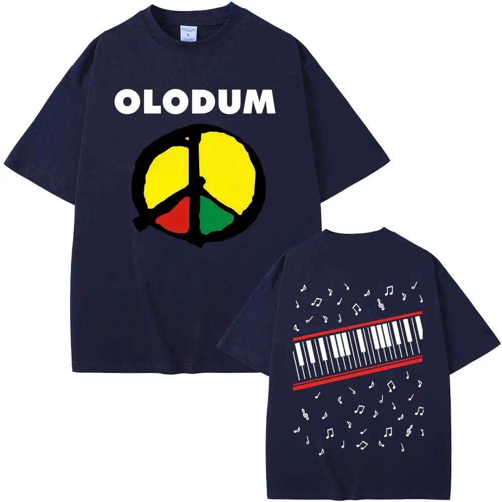 

Майкл Джексон Olodum Мир і Музика Двостороння Повсякденна Оверсайз Футболка Колір Реггі Унісекс Вуличний одяг Футболка M