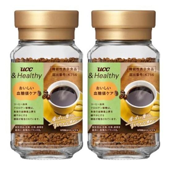 Functional Display Food Healthy Delicious Blood Sugar Care Instant Coffee Bottle 90g (45g x 2)