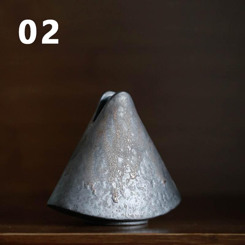 Japanese Abstract Ikebana Ceramic Vases Tea Ceremony Zen Meditation Decor Flower Frog Pottery Home Garden Kenzan Crafts